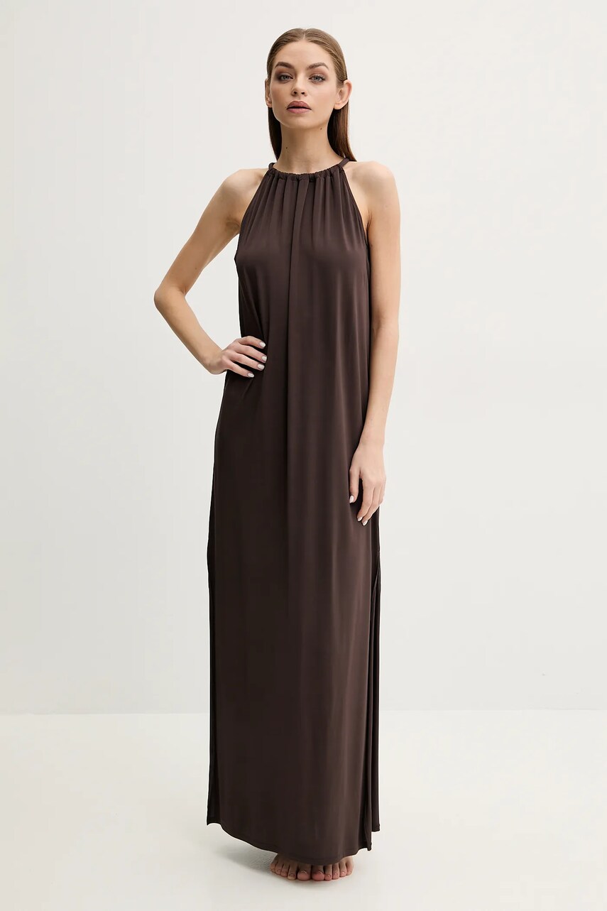 Пляжное платье Max Mara Beachwear цвет коричневый 2516621029600 Пляжное платье Max Mara Beachwear цвет коричневый 2516621029600