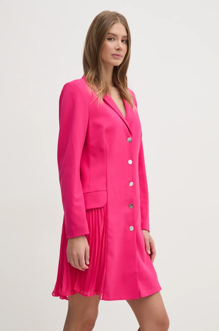 Dkny rochie culoarea roz, mini, dreaptă, DD4K1D67