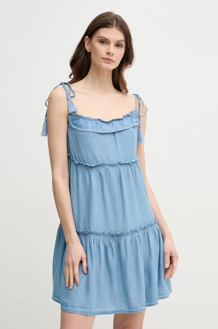 Pepe Jeans rochie ETTY mini, evazată, PL953663