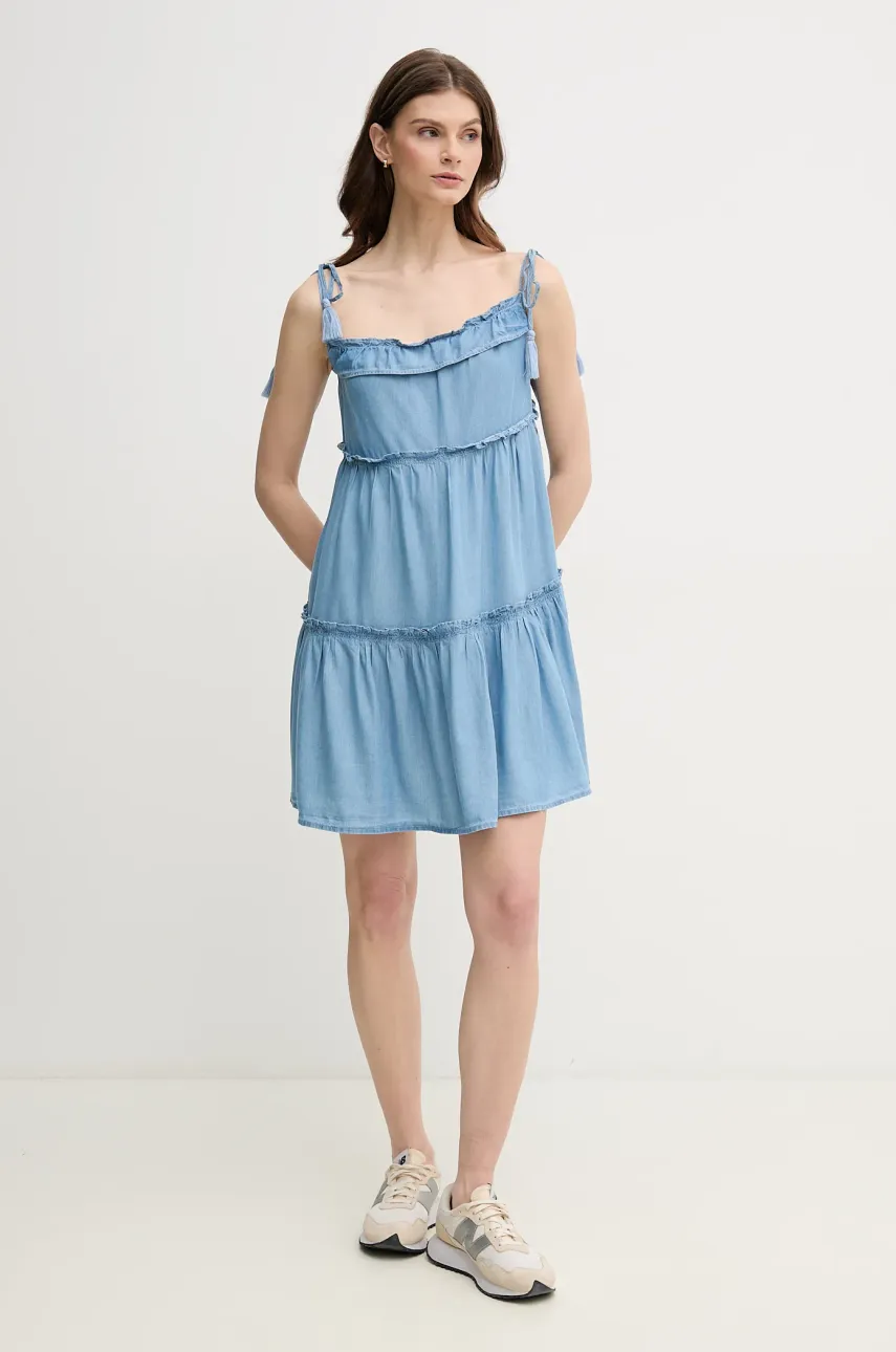 Платье Pepe Jeans ETTY mini расклешённое PL953663 Платье Pepe Jeans ETTY mini расклешённое PL953663