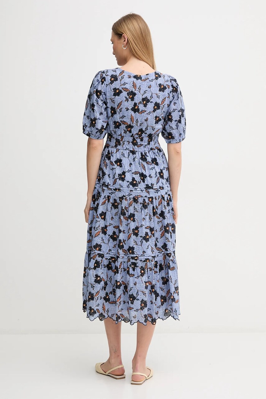 Бавовняна сукня Pepe Jeans EVA midi розкльошена PL953695