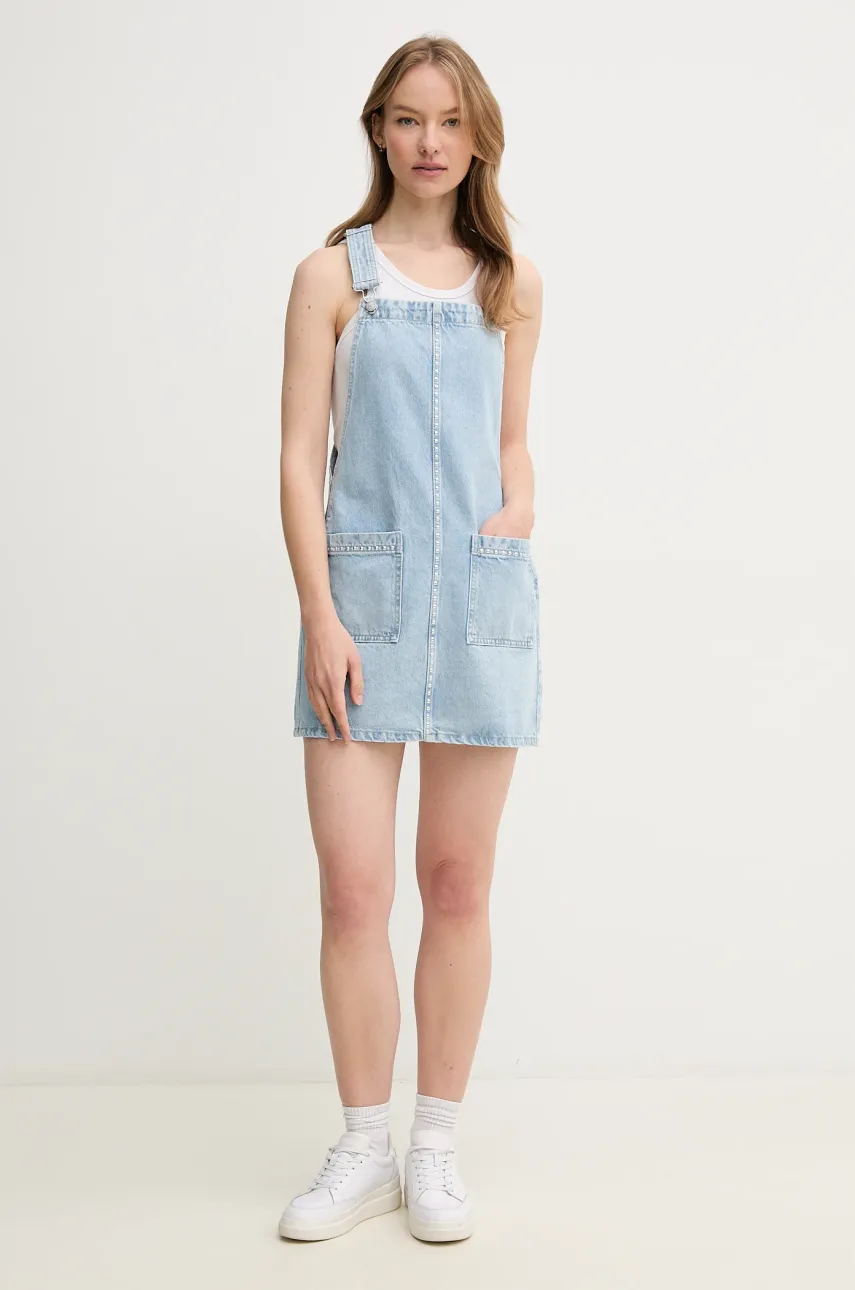 Джинсовое платье Pepe Jeans VESTA STUD mini прямое PL953720 Джинсовое платье Pepe Jeans VESTA STUD mini прямое PL953720