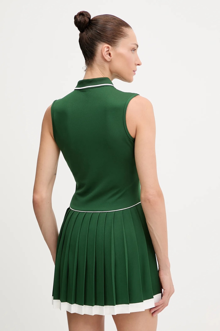 Сукня Lacoste колір білий mini розкльошена EF8582