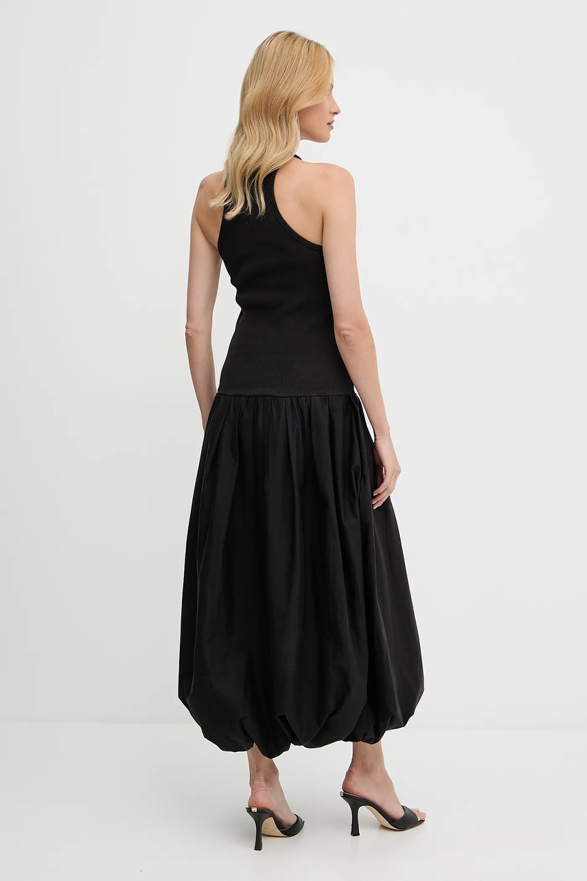 Платье Pinko цвет чёрный maxi расклешённое 105137 A2L8