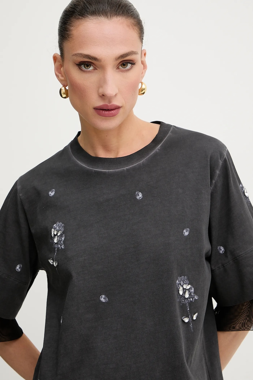 Bavlněné šaty Pinko REIMAGINE by Patrick Mcdowell