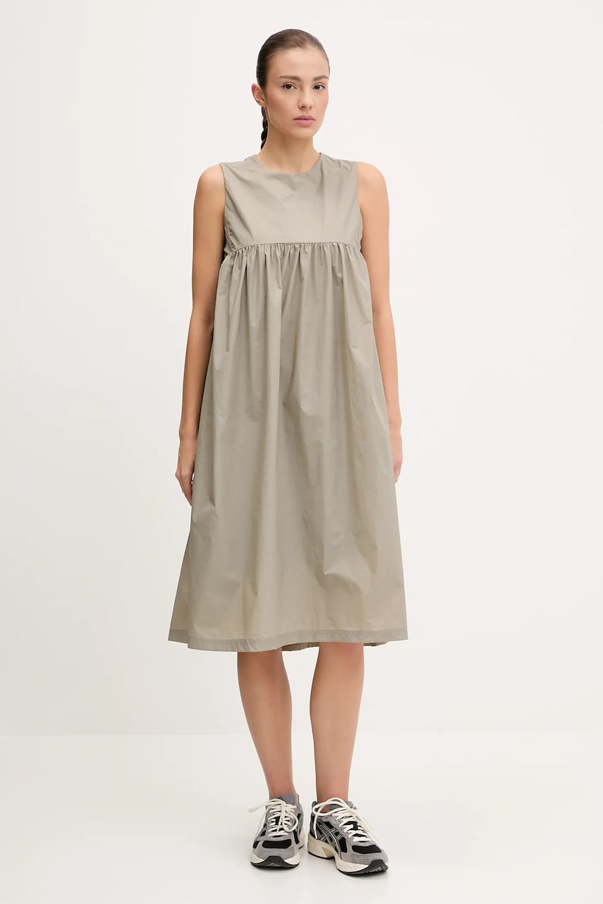 adidas rochie City Escape culoarea verde, mini, evazată, JC5122