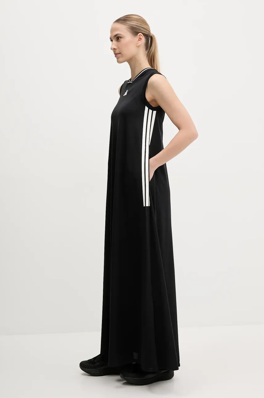 Платье adidas Tiro цвет чёрный maxi прямое JG4118 Платье adidas Tiro цвет чёрный maxi прямое JG4118