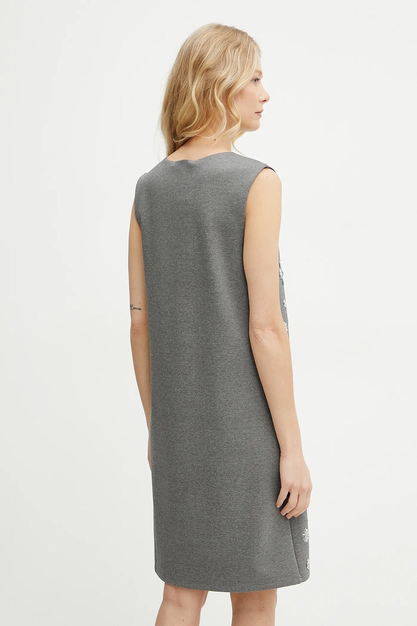 Сукня Weekend Max Mara колір сірий mini пряма 2515621081600