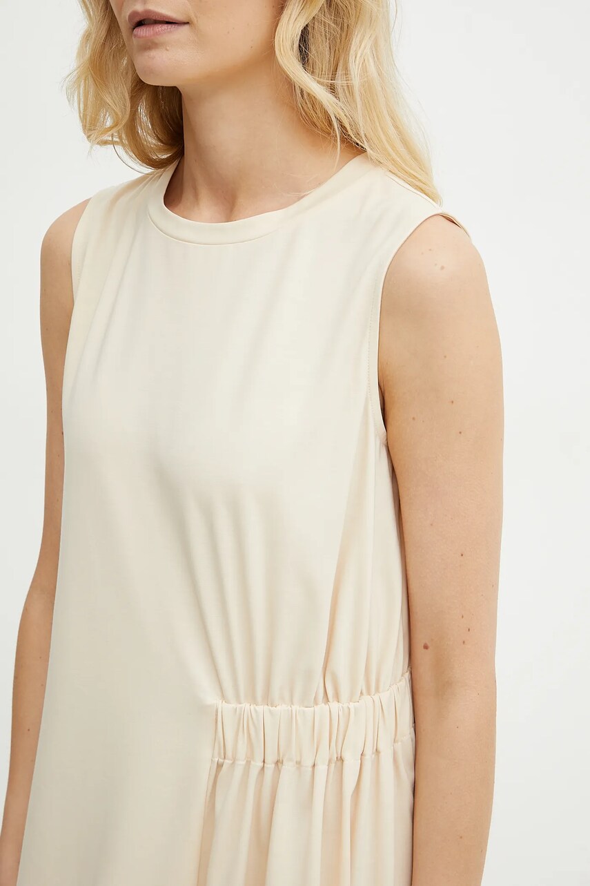 Сукня Weekend Max Mara колір бежевий maxi пряма 2515621032600