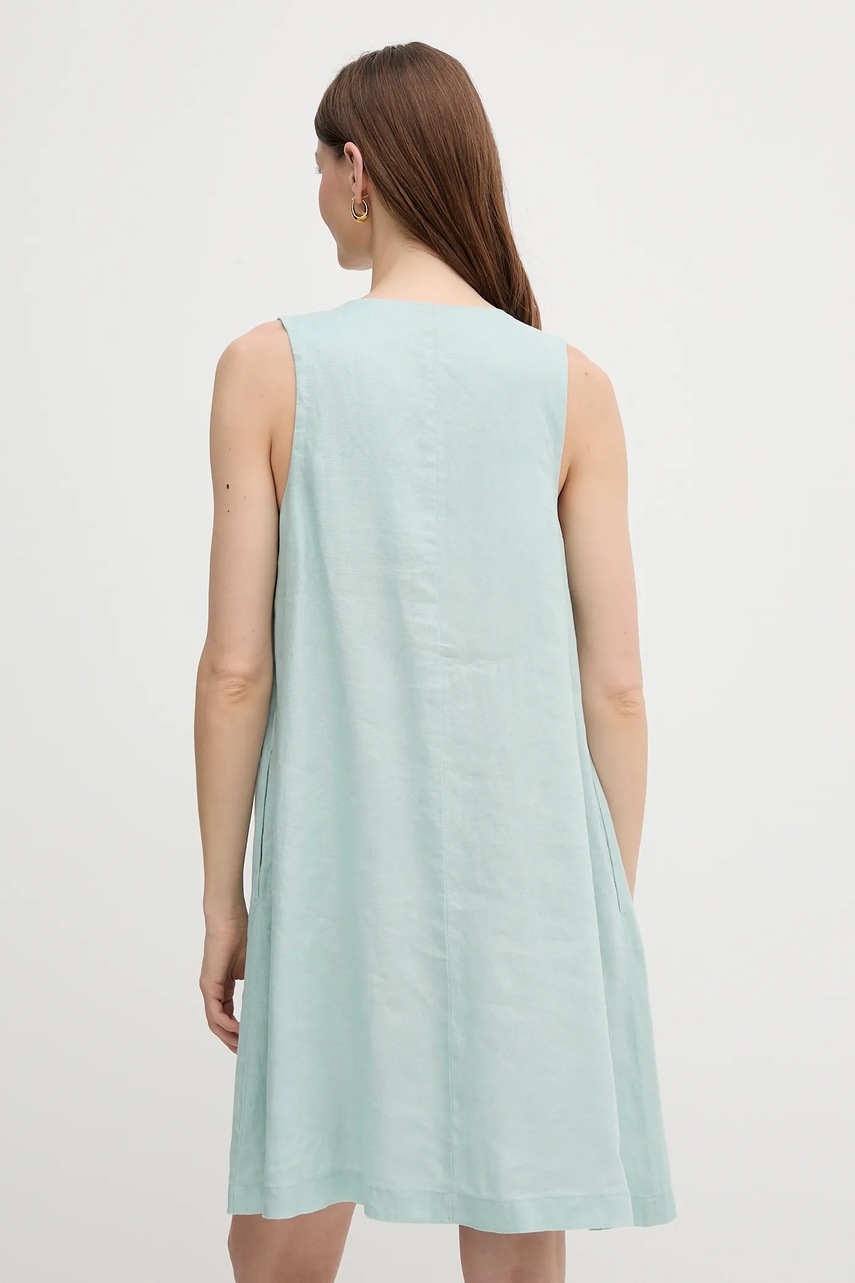 Льняна сукня United Colors of Benetton