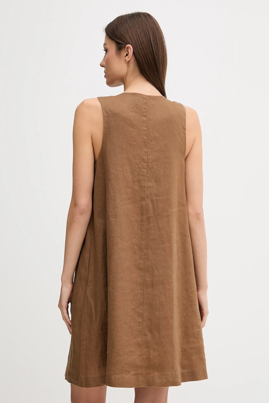 Льняна сукня United Colors of Benetton