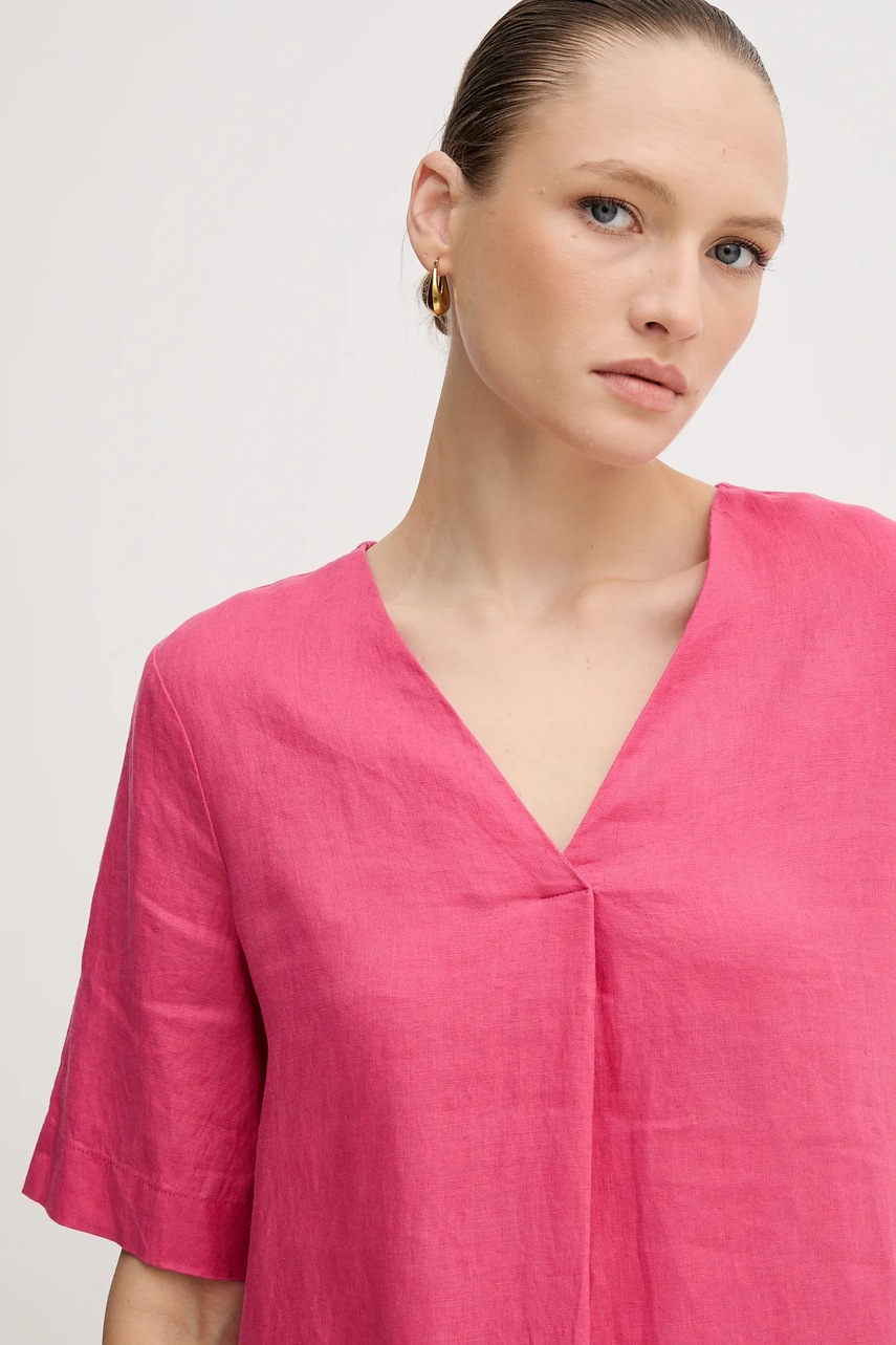 Льняна сукня United Colors of Benetton