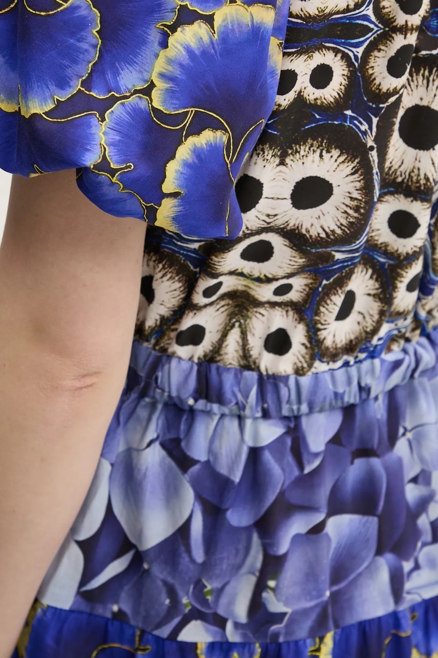 Сукня Desigual CELLS LONG_LACROIX maxi розкльошена 25SWVW02
