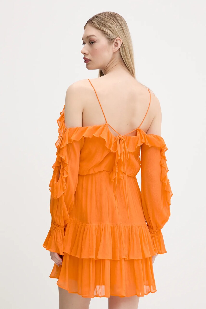 Сукня Desigual METZ колір помаранчевий mini розкльошена 25SWVW15