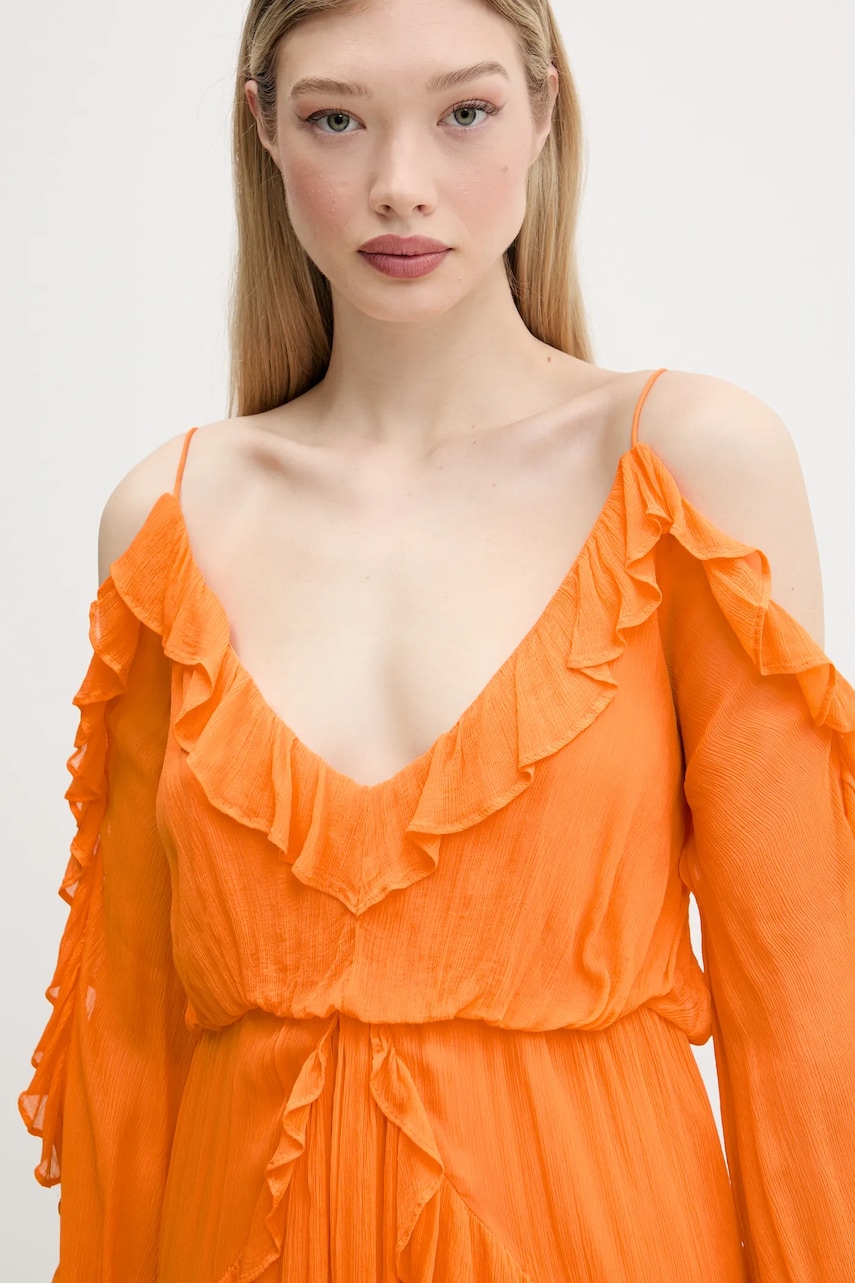Сукня Desigual METZ колір помаранчевий mini розкльошена 25SWVW15
