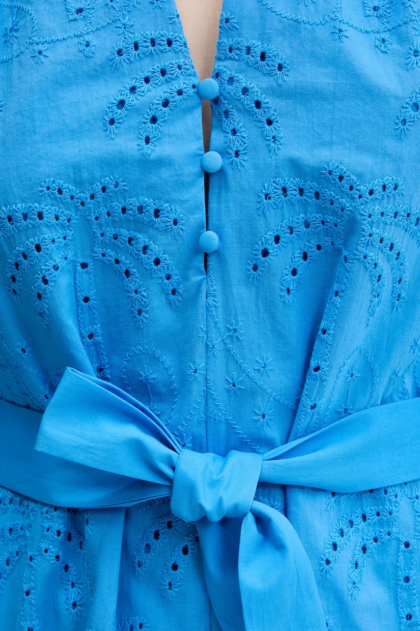 Bavlněné šaty Desigual TOURS