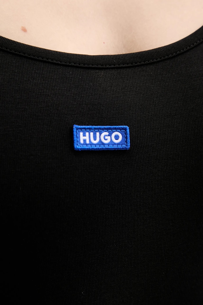 Сукня Hugo Blue колір чорний mini облягаюча 50538896