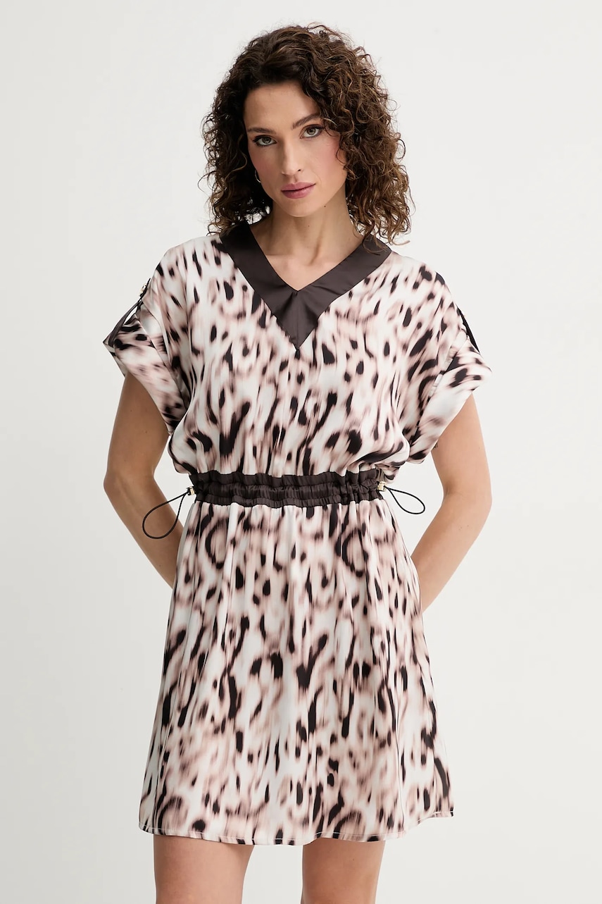 Сукня Liu Jo колір коричневий mini oversize TA5194 TS964