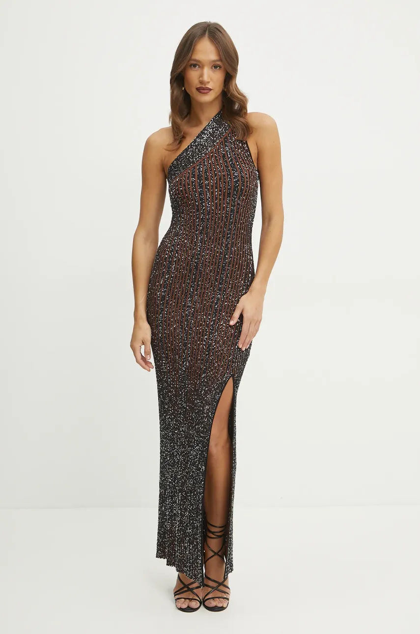 Missoni rochie culoarea negru, maxi, mulată, DS25SG12.BK042F