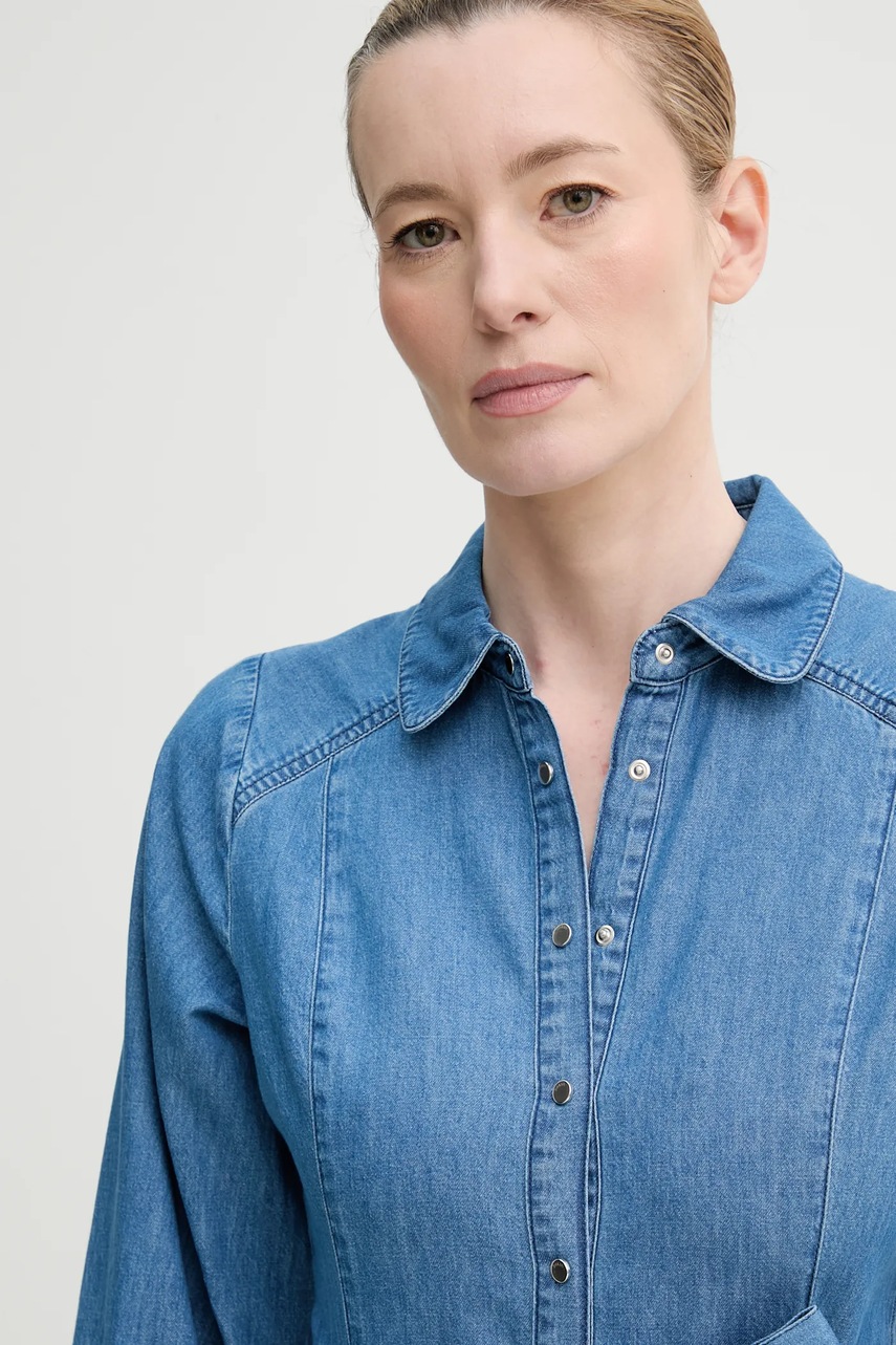 Платье BA&SH LOLA midi расклешённое 1E25LOLA Платье BA&SH LOLA midi расклешённое 1E25LOLA