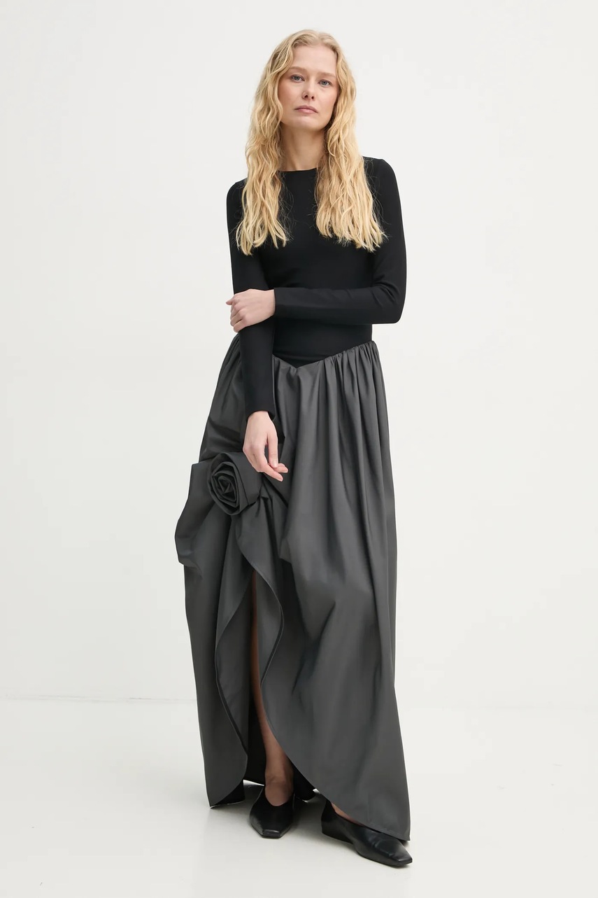 The Sleeper rochie culoarea gri, mini, evazată, HC2408D