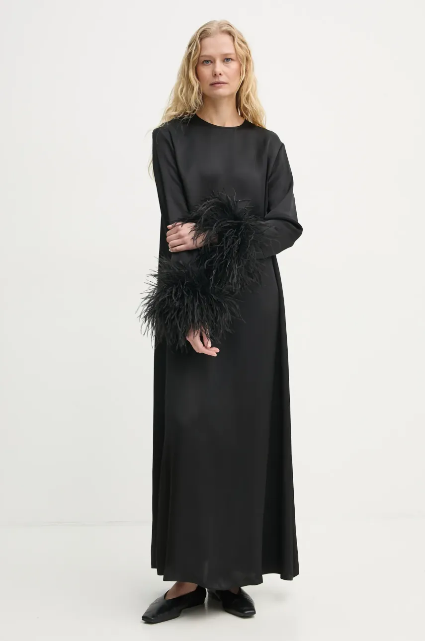 The Sleeper rochie culoarea negru, maxi, dreaptă, FW2302FD