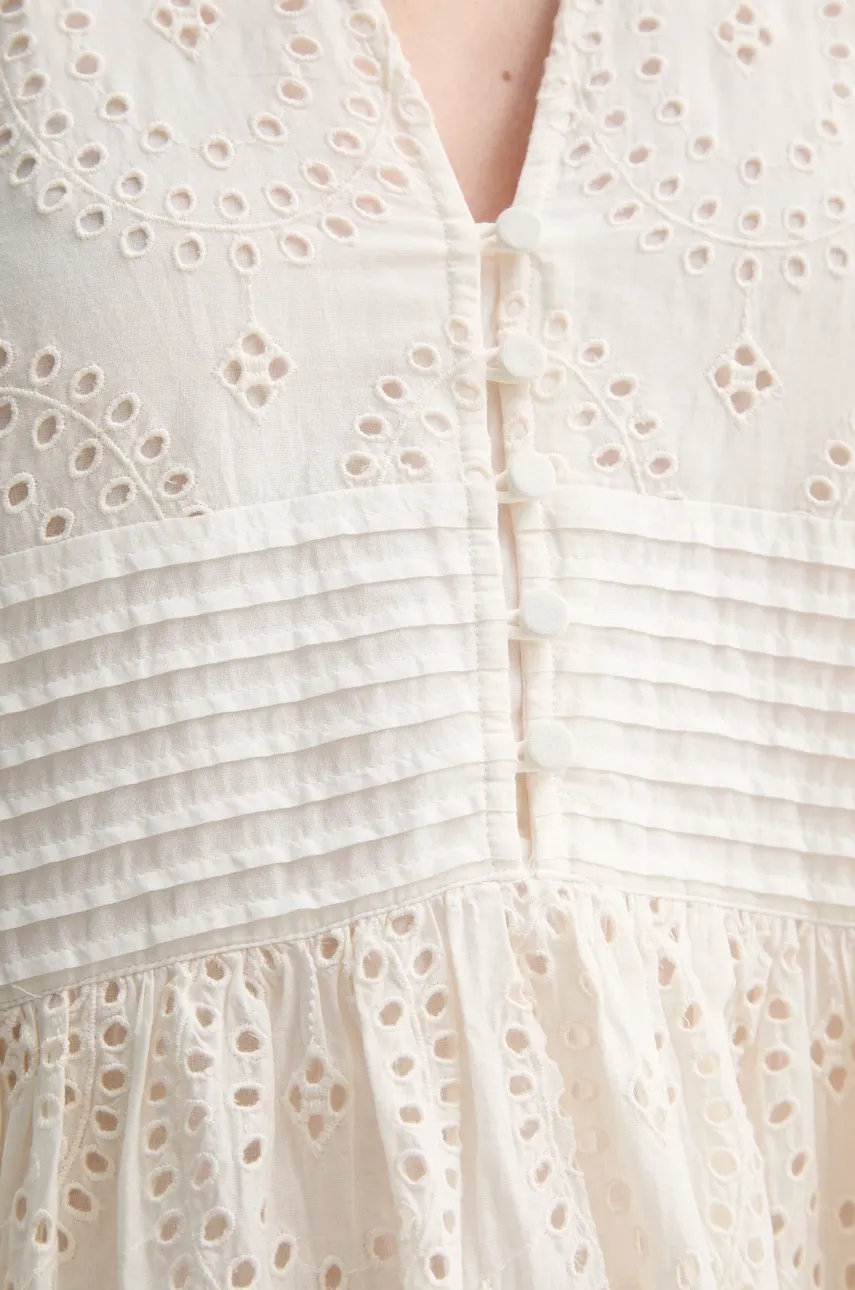 Bavlněné šaty BOSS Orange