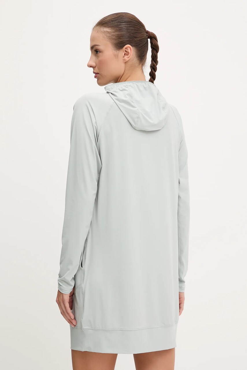Сукня Helly Hansen SHINE SOLEN колір бірюзовий mini пряма 48256