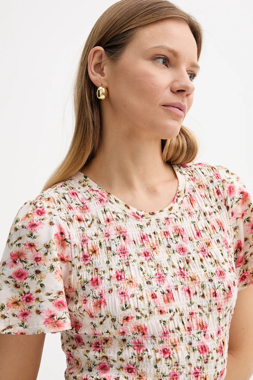 Сукня Guess CLAIRE колір бежевий mini облягаюча W5GK34 KCSA2