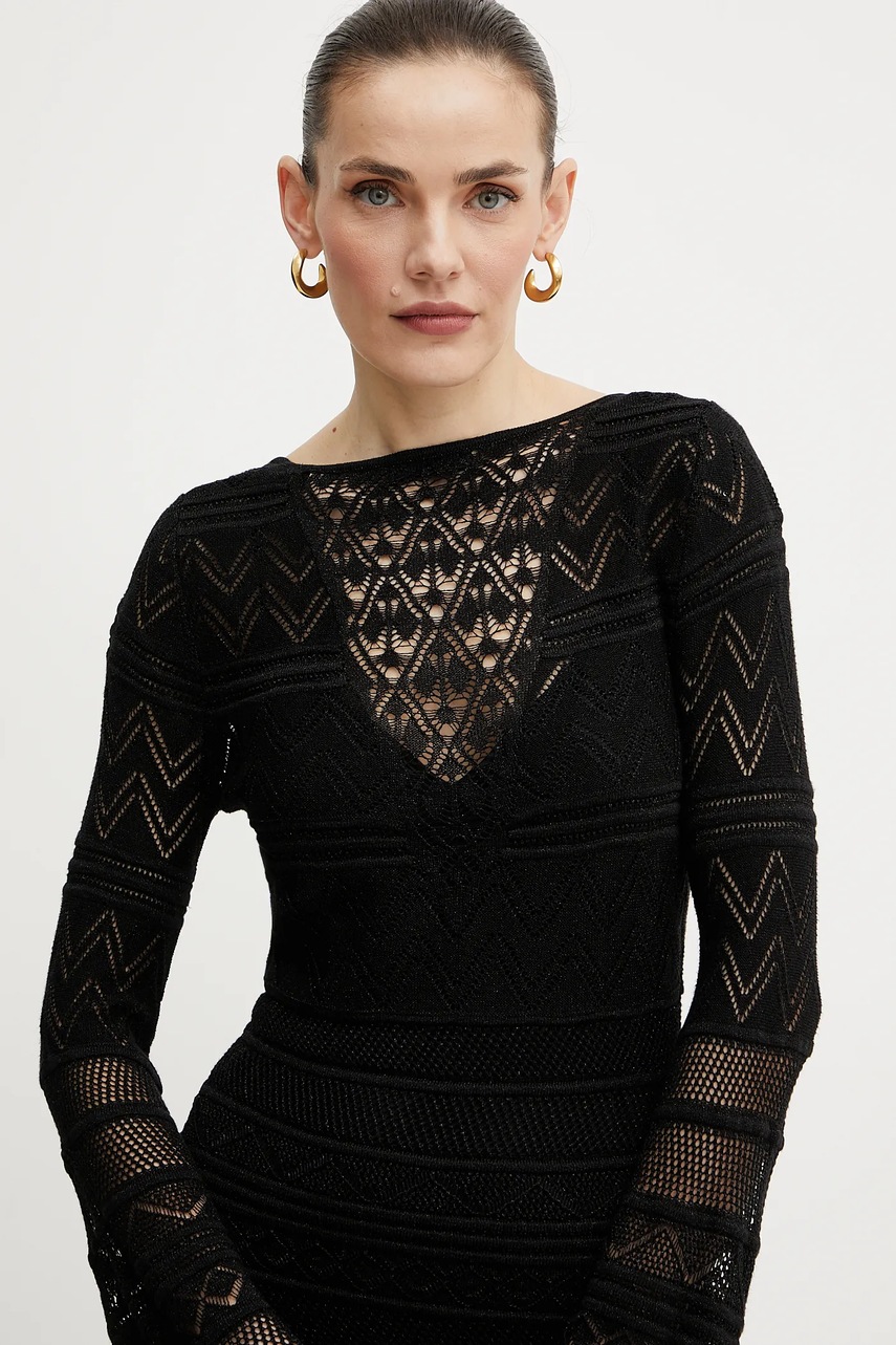 Сукня Guess NELLIE колір чорний mini облягаюча W5GK48 Z3E22