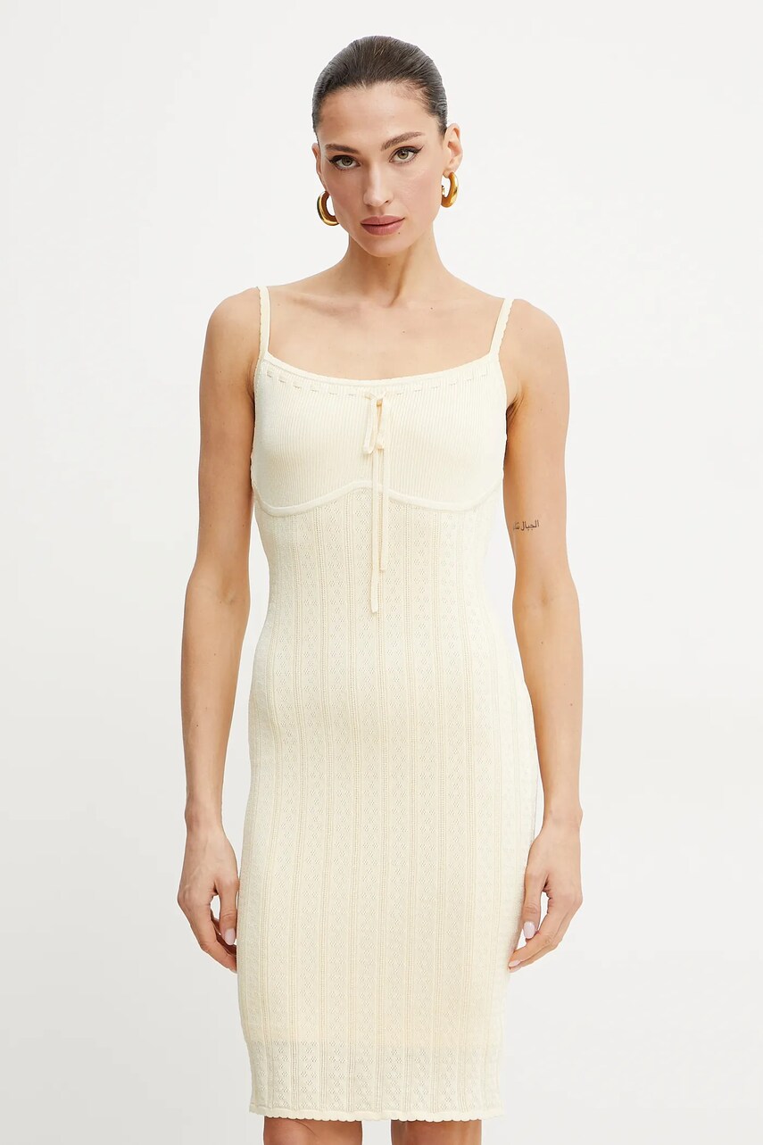 Guess ruha REINA bézs, mini, testhezálló, W5GK67 Z3NX0 akciós termékkép 1