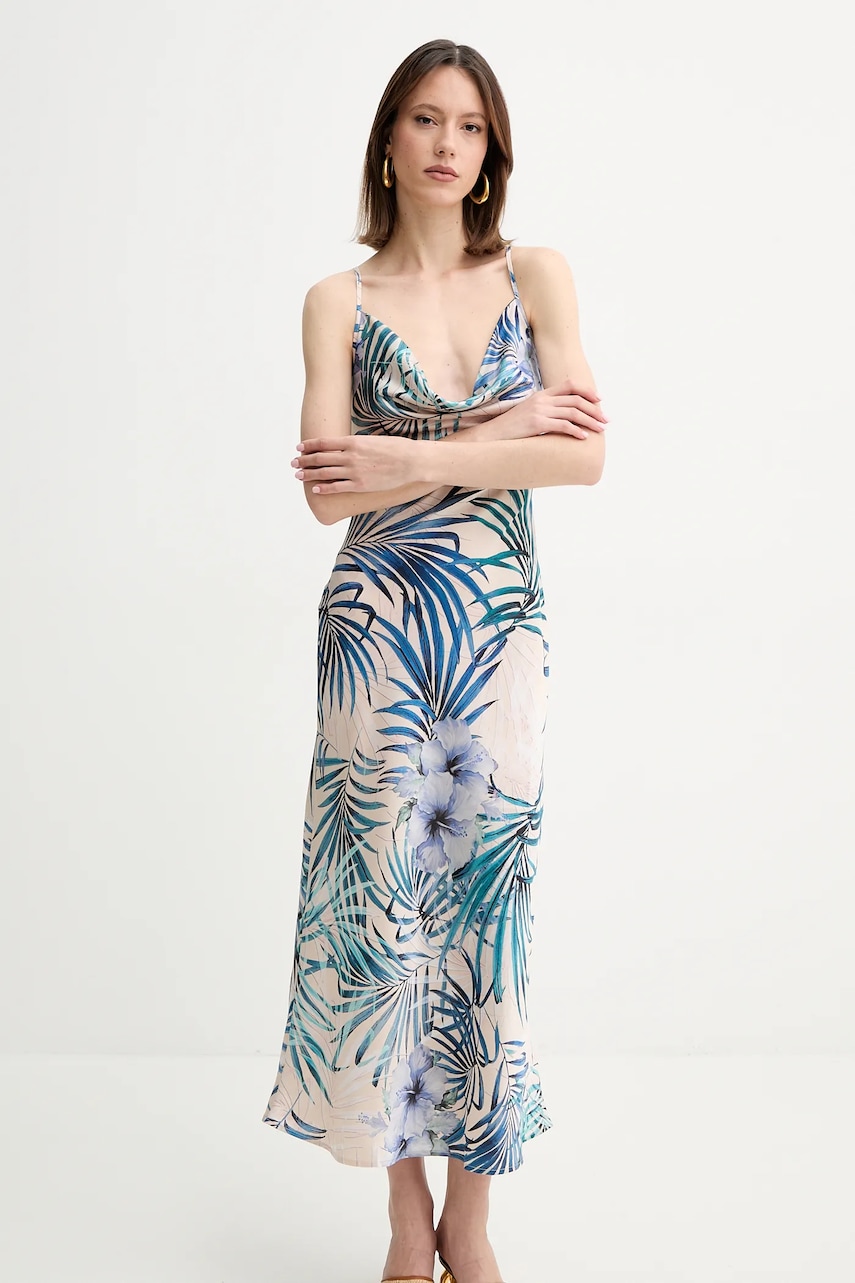 Платье Guess NEW AKILINA цвет бежевый maxi облегающее W5GK85 WH9C2 Платье Guess NEW AKILINA цвет бежевый maxi облегающее W5GK85 WH9C2