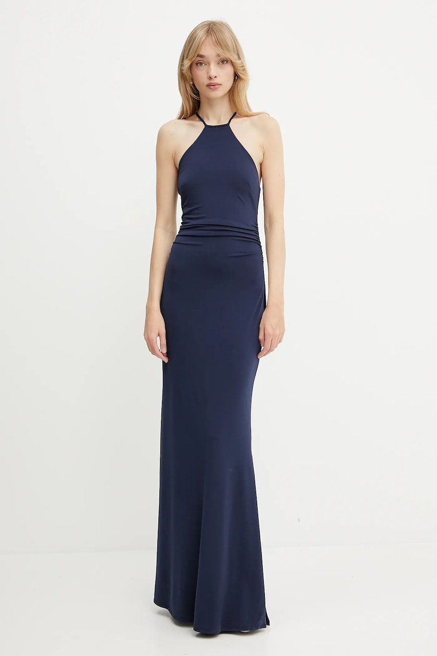 Сукня Guess колір синій maxi розкльошена W5GK95 KCVG2