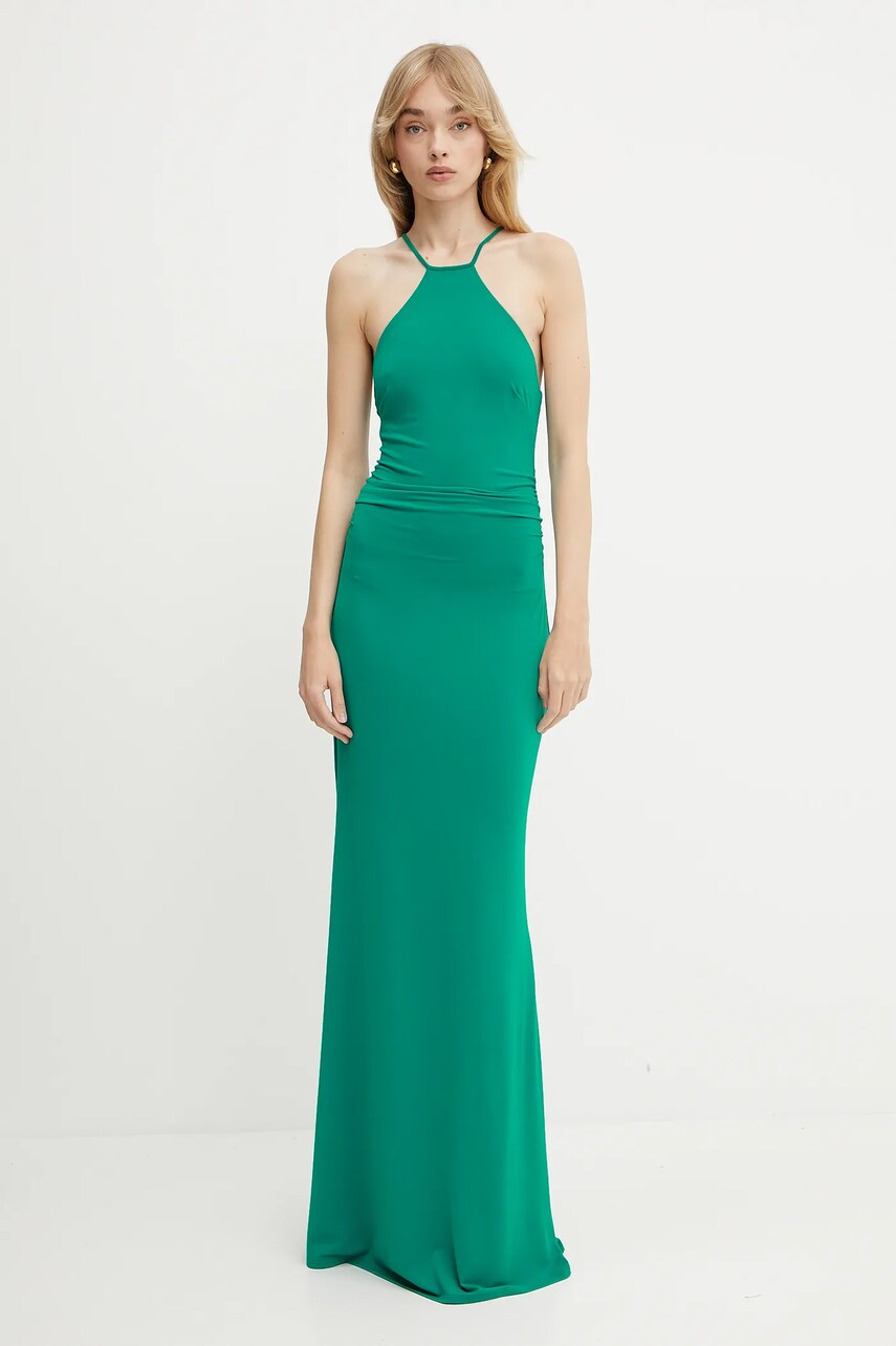 Сукня Guess колір бірюзовий maxi розкльошена W5GK95 KCVG2