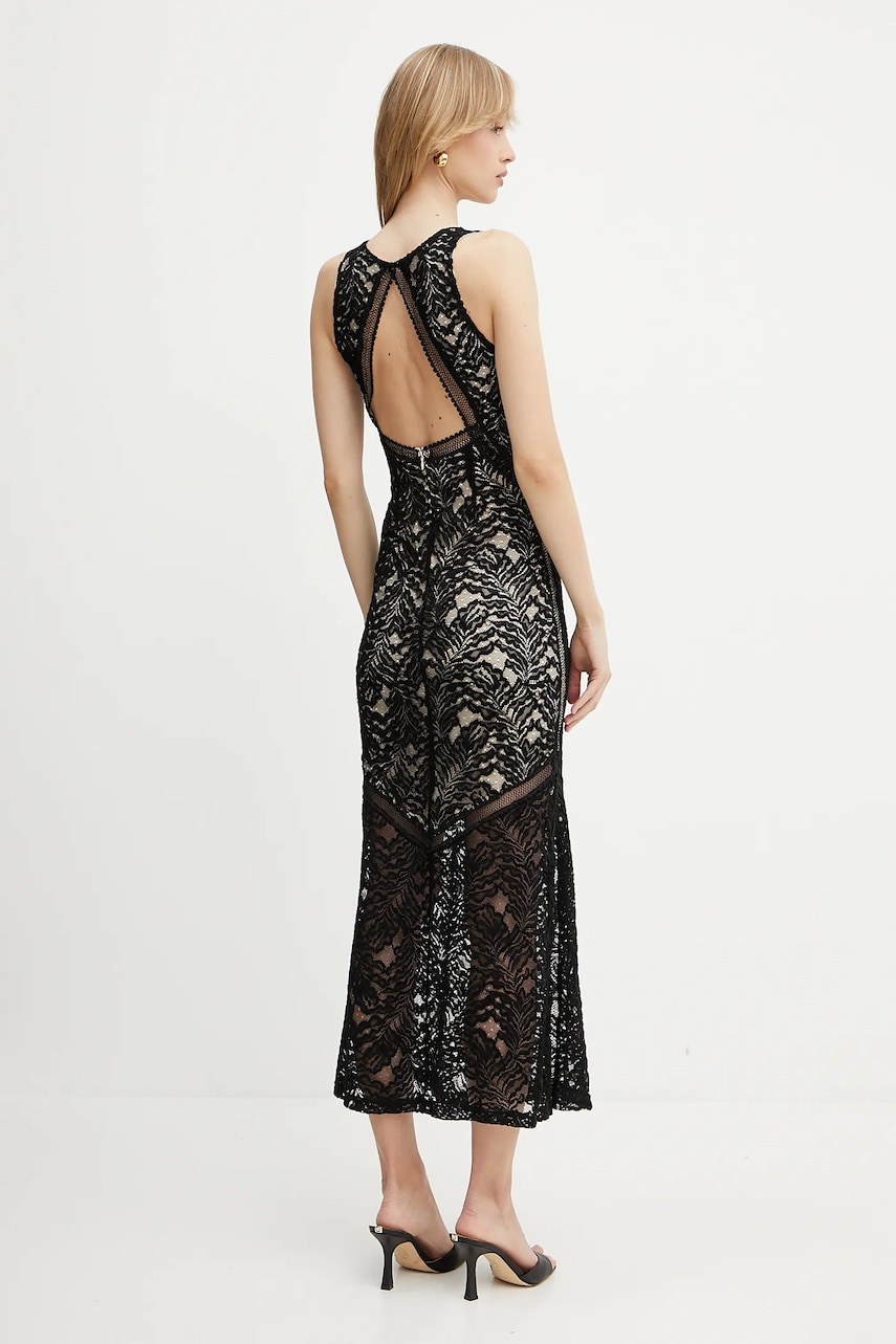 Сукня Guess CHRISTEL колір чорний maxi облягаюча W5GT37 KCS90