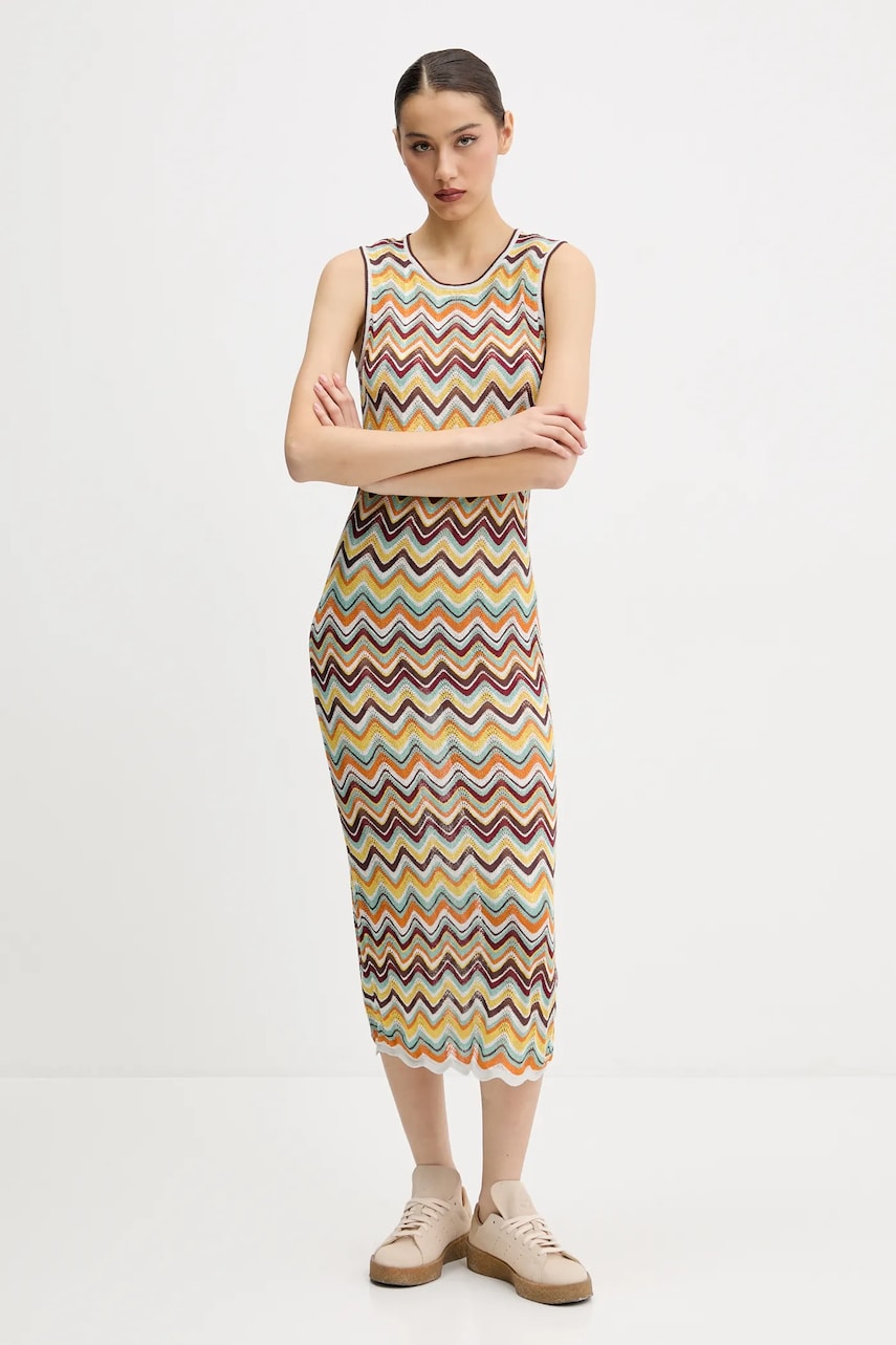 Сукня Superdry midi облягаюча W8011848A-F4W