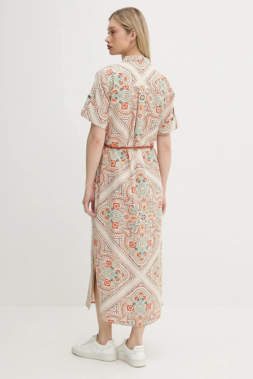 Сукня Superdry колір бежевий maxi пряма W8011893A-F4T
