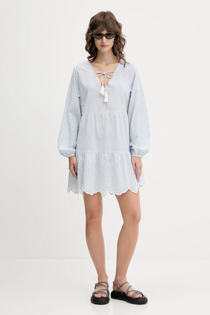 Бавовняна сукня Superdry mini розкльошена W8011914A-2U7