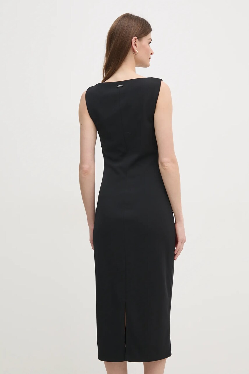 Сукня Calvin Klein колір чорний midi облягаюча K20K208140