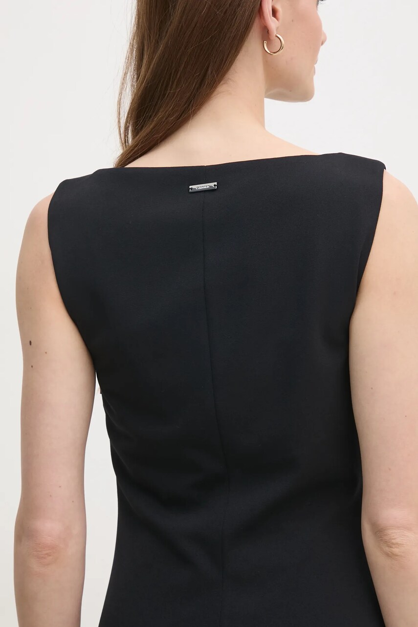 Сукня Calvin Klein колір чорний midi облягаюча K20K208140