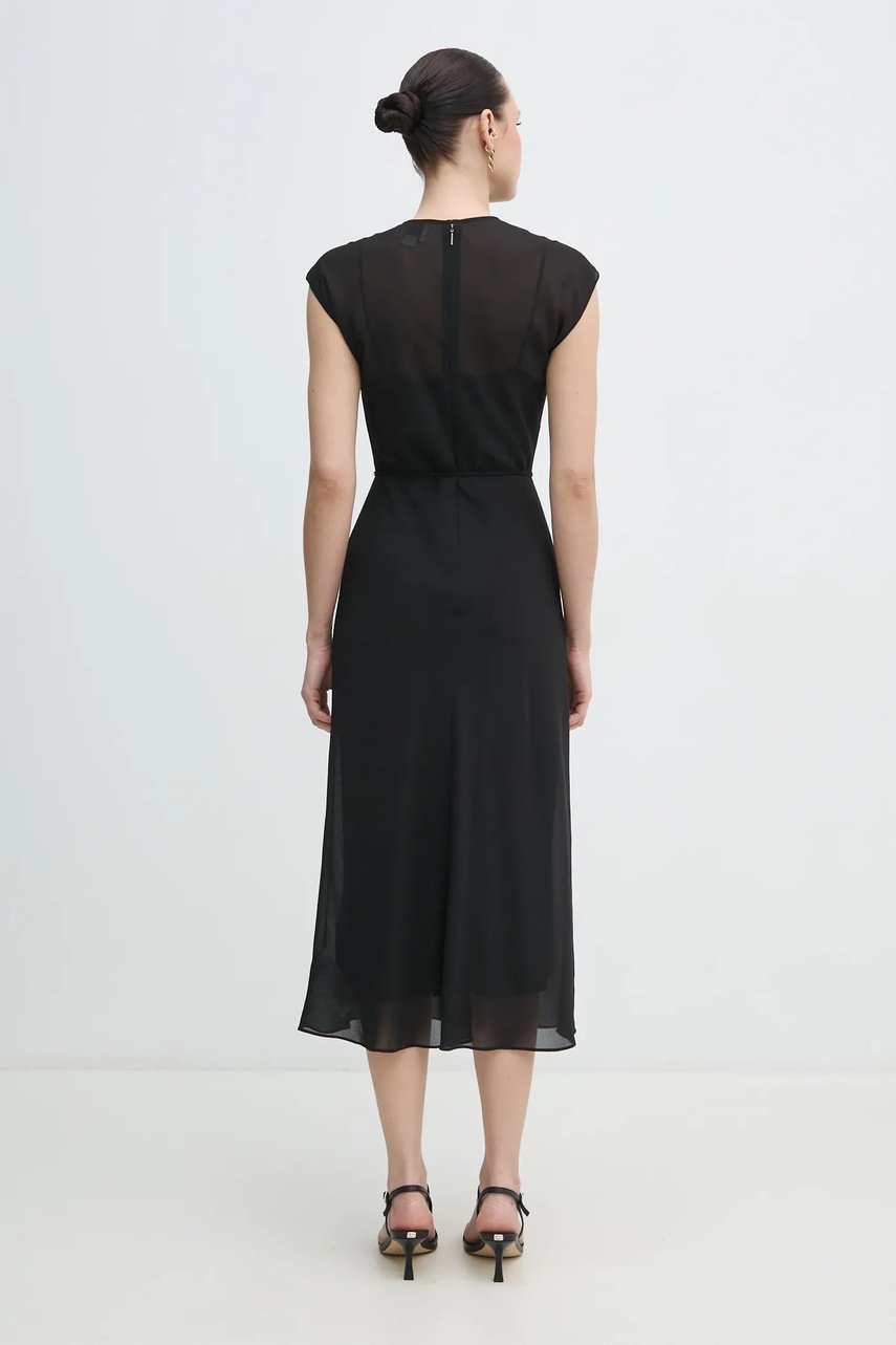 Сукня Calvin Klein колір чорний midi пряма K20K208366