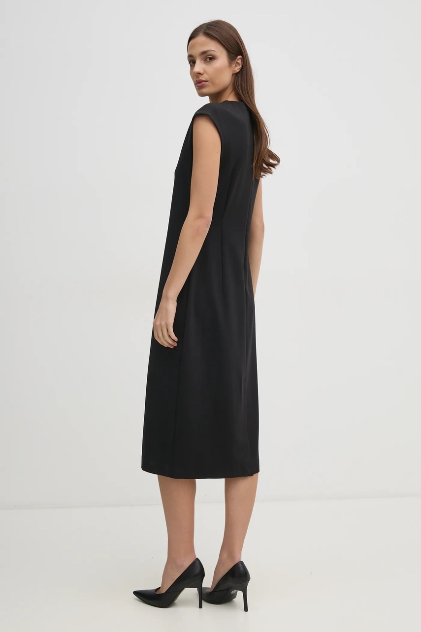 Φόρεμα Calvin Klein χρώμα: μαύρο, LV044B012G φωτογραφία