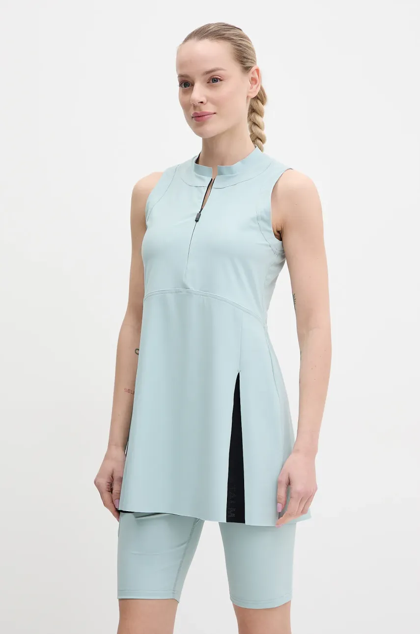 Sportalm rochie culoarea turcoaz, mini, evazati, 550207