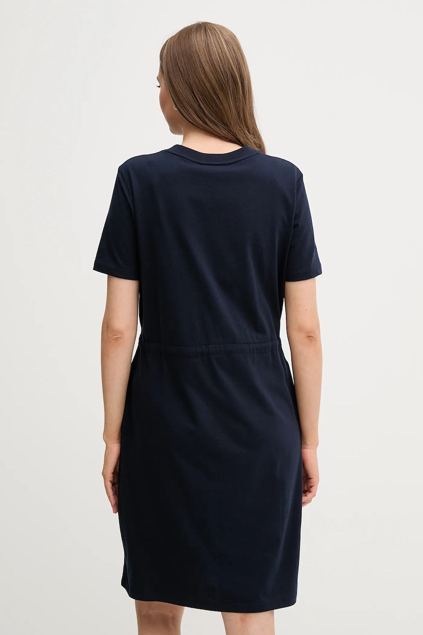 Бавовняна сукня Tommy Hilfiger колір синій mini пряма WW0WW45529