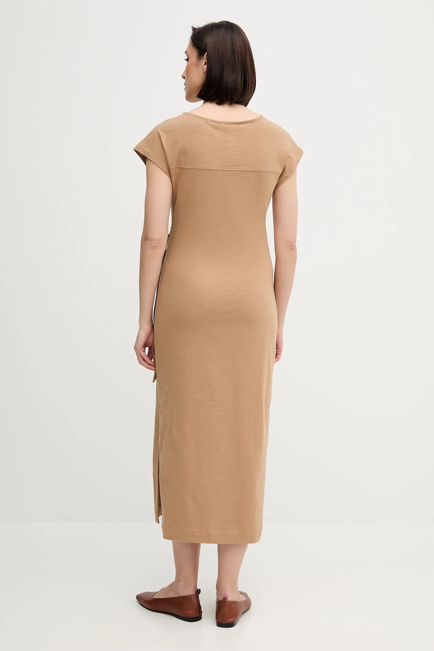 Бавовняна сукня Tommy Hilfiger колір зелений maxi пряма WW0WW45159