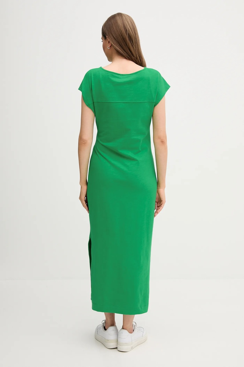 Бавовняна сукня Tommy Hilfiger колір зелений maxi пряма WW0WW45159