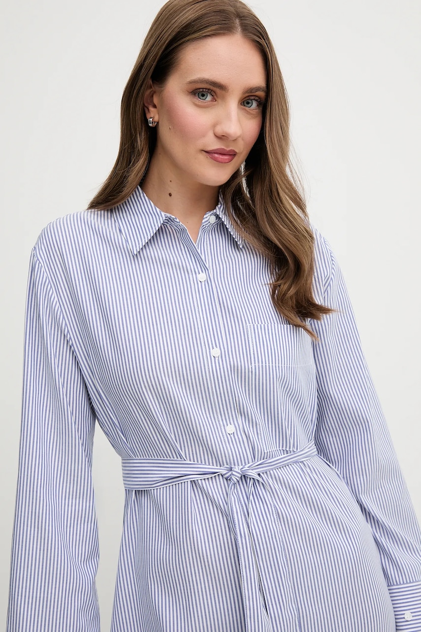 Бавовняна сукня Tommy Hilfiger midi пряма WW0WW44660