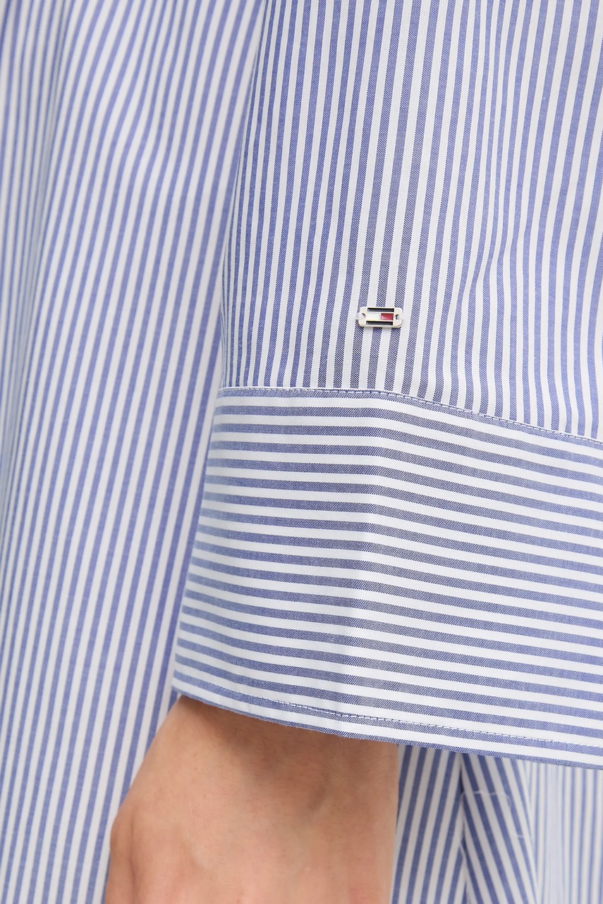 Бавовняна сукня Tommy Hilfiger midi пряма WW0WW44660