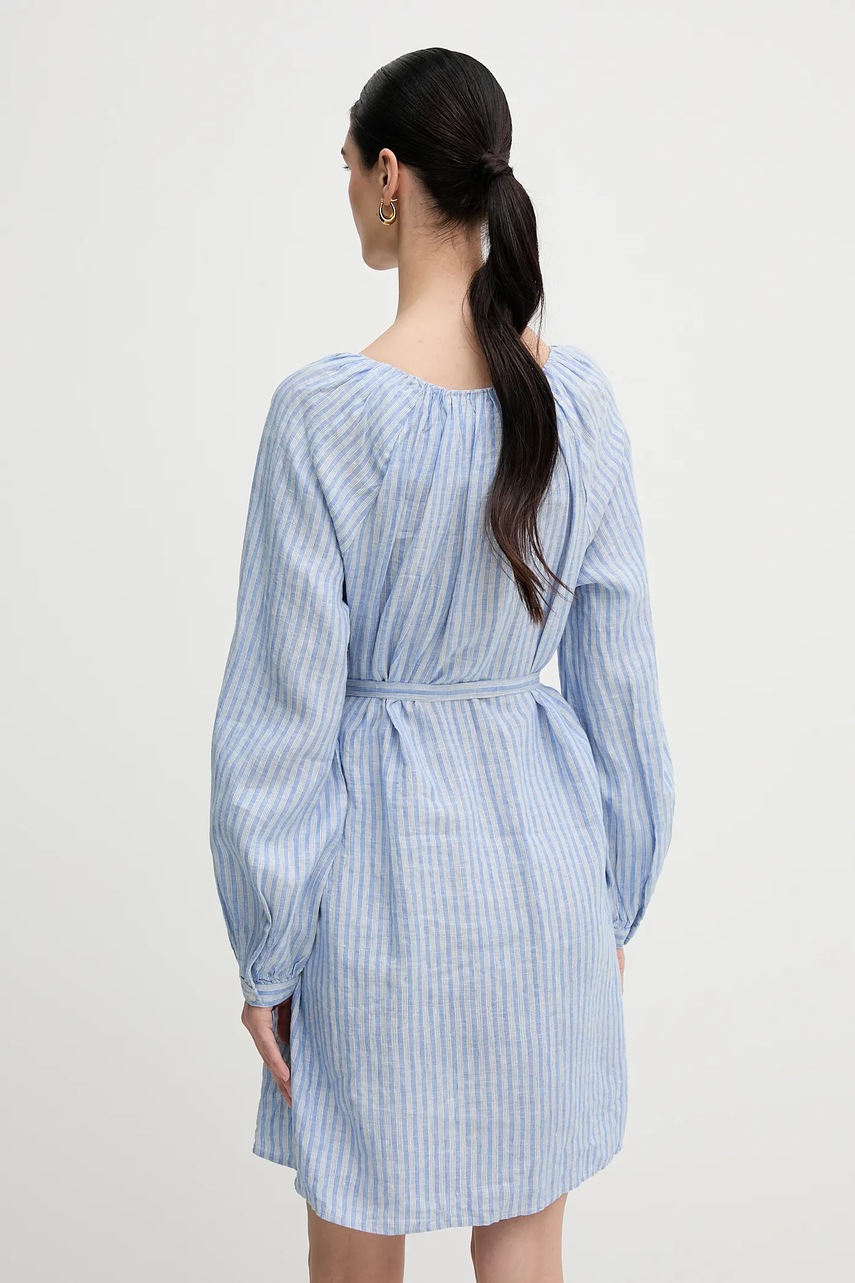 Tommy Hilfiger vászon ruha mini, harang alakú, WW0WW44666 termék 2. képe