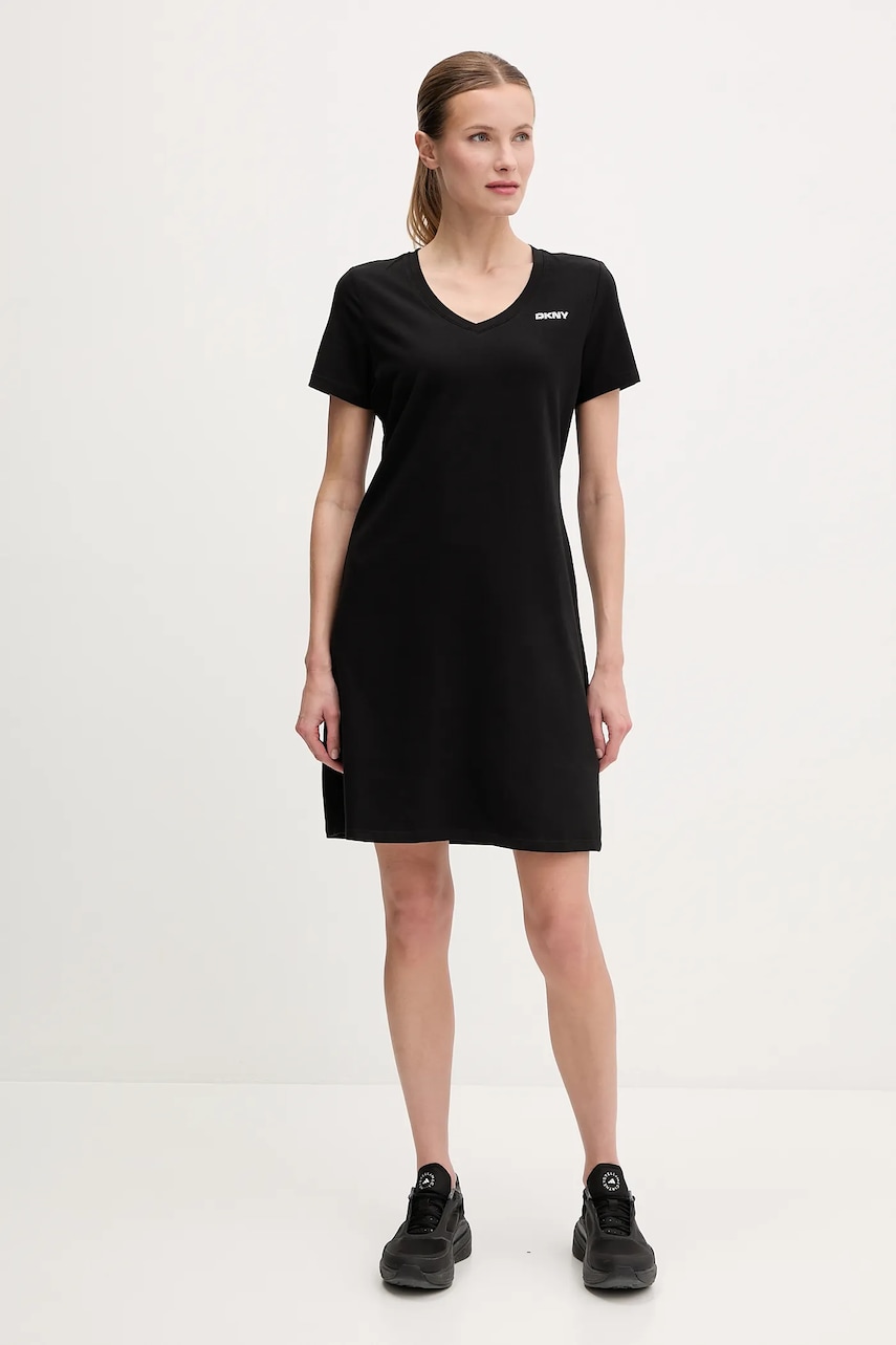 Платье Dkny цвет чёрный mini прямое DP5D4902 Платье Dkny цвет чёрный mini прямое DP5D4902